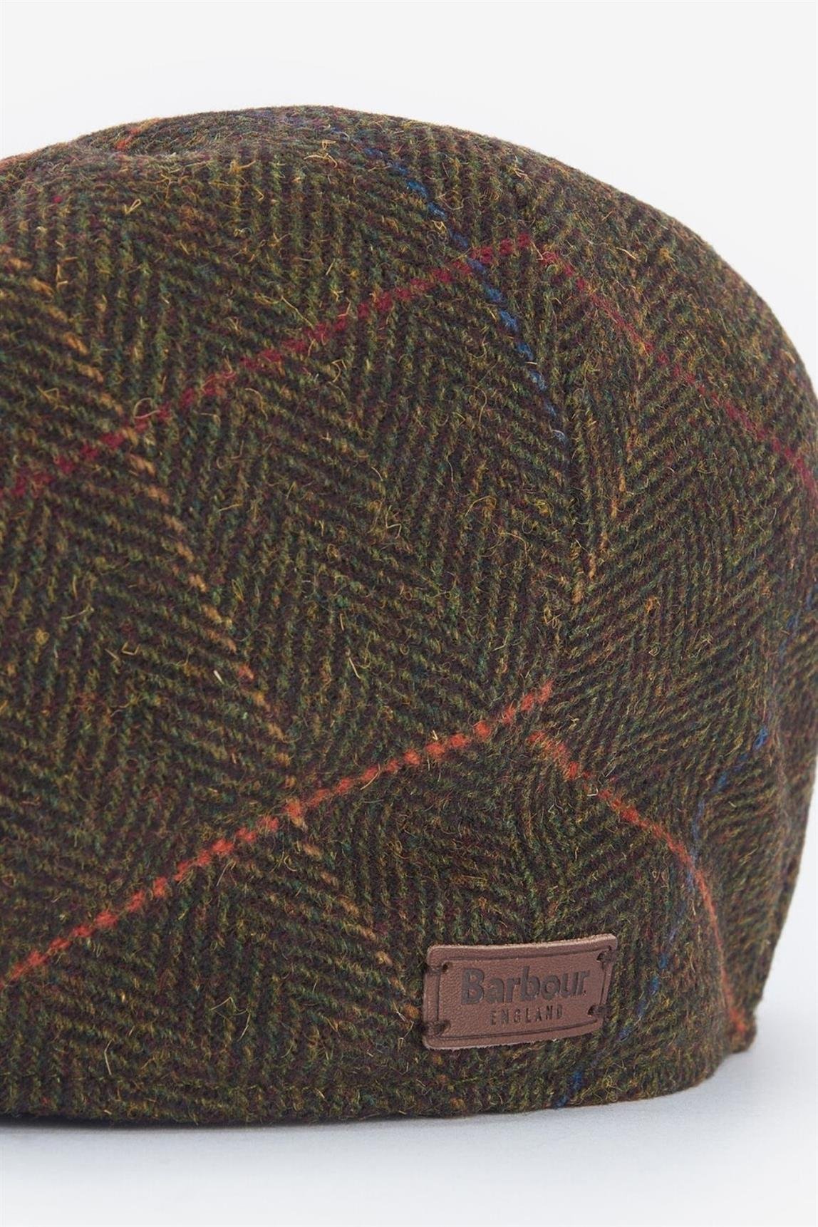 Barbour Wilkin Flat Şapka OL15 Olive Herringbone