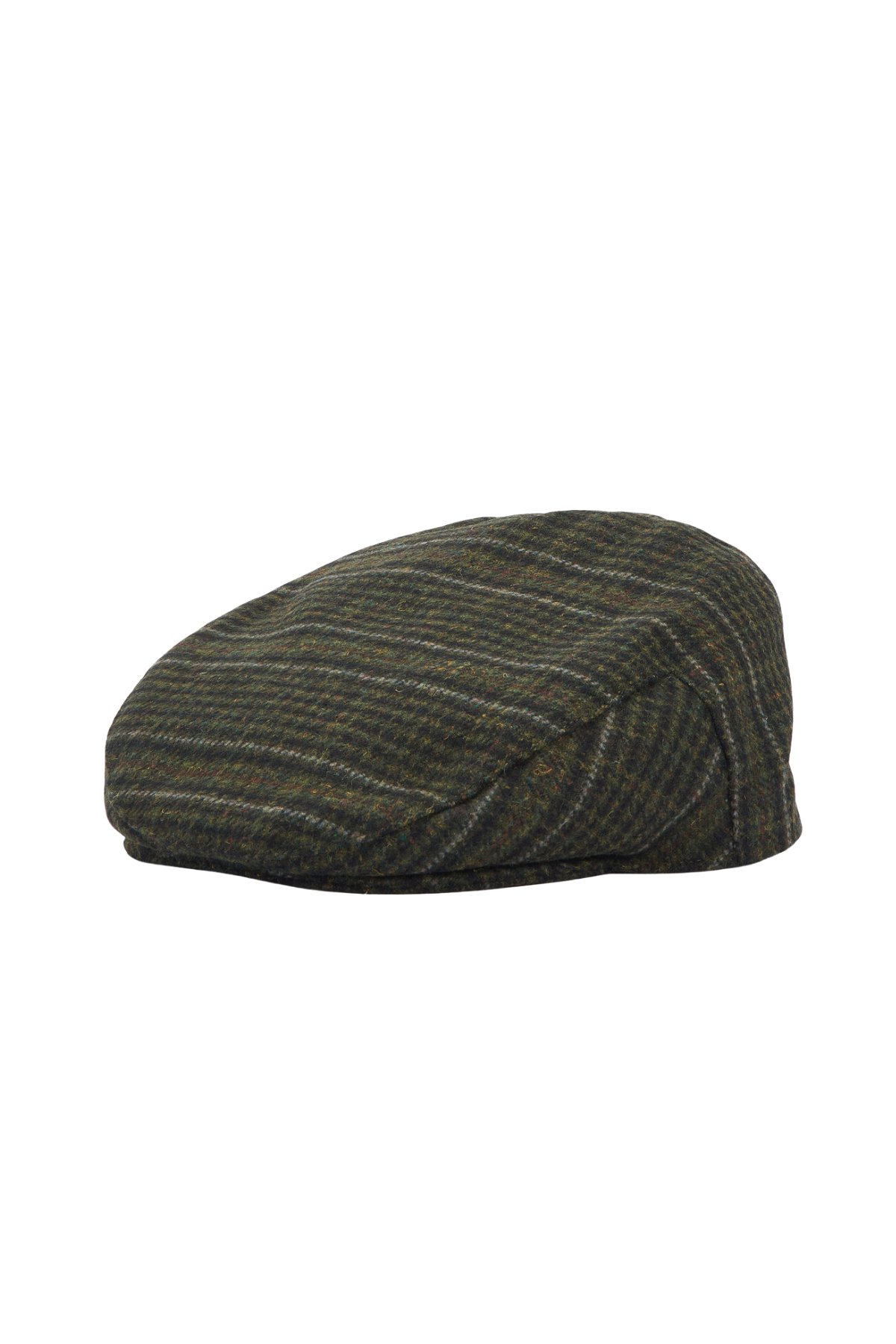 Barbour Wilkin Flat Şapka OL71 Olive Check