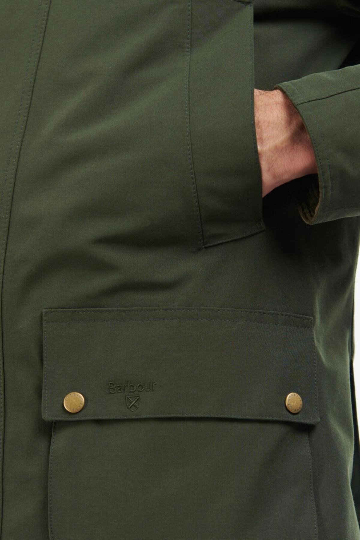 Barbour Winter Ashby Waterproof Ceket SG51 Sage
