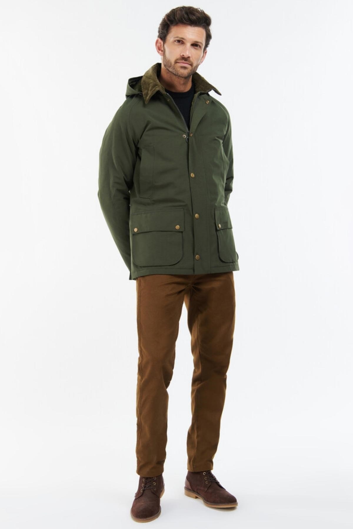 Barbour Winter Ashby Waterproof Ceket SG51 Sage