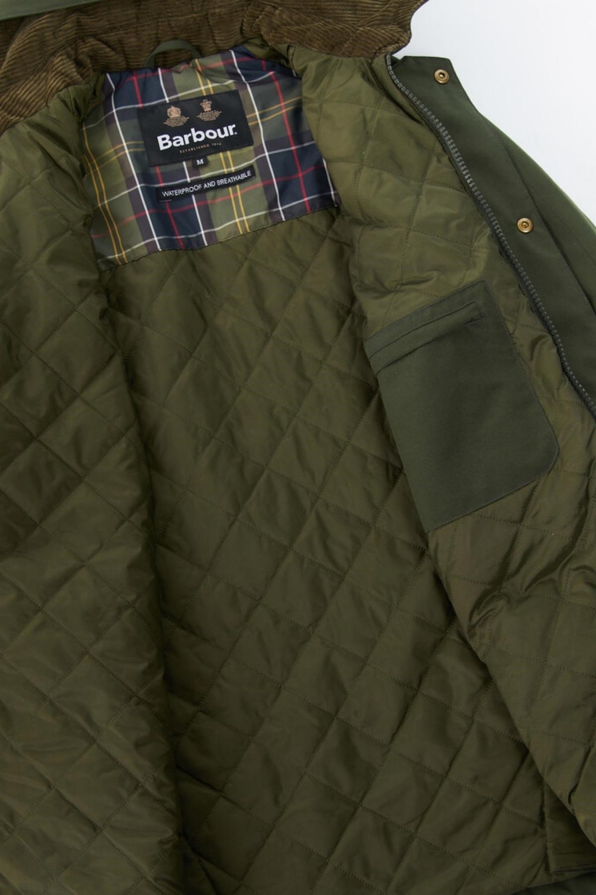 Barbour Winter Ashby Waterproof Ceket SG51 Sage