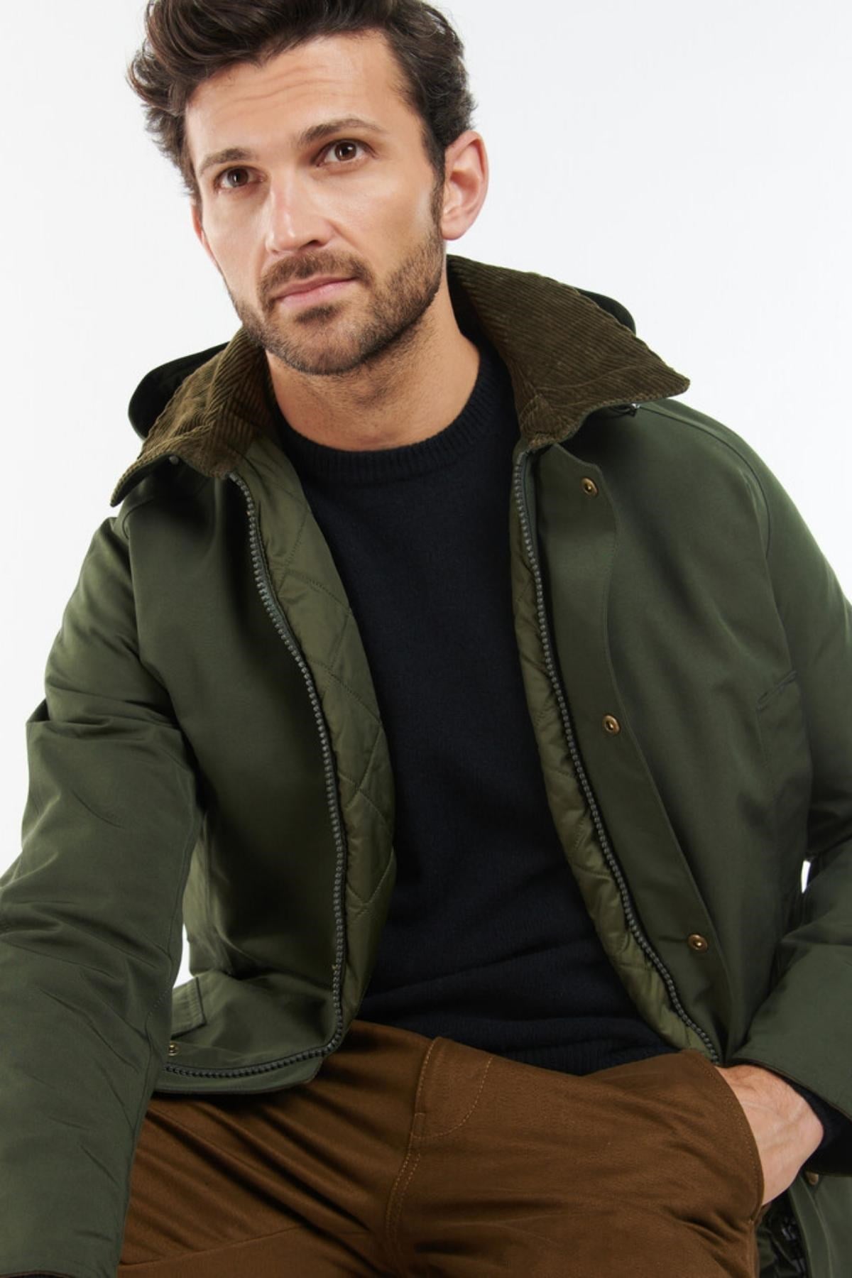 Barbour Winter Ashby Waterproof Ceket SG51 Sage