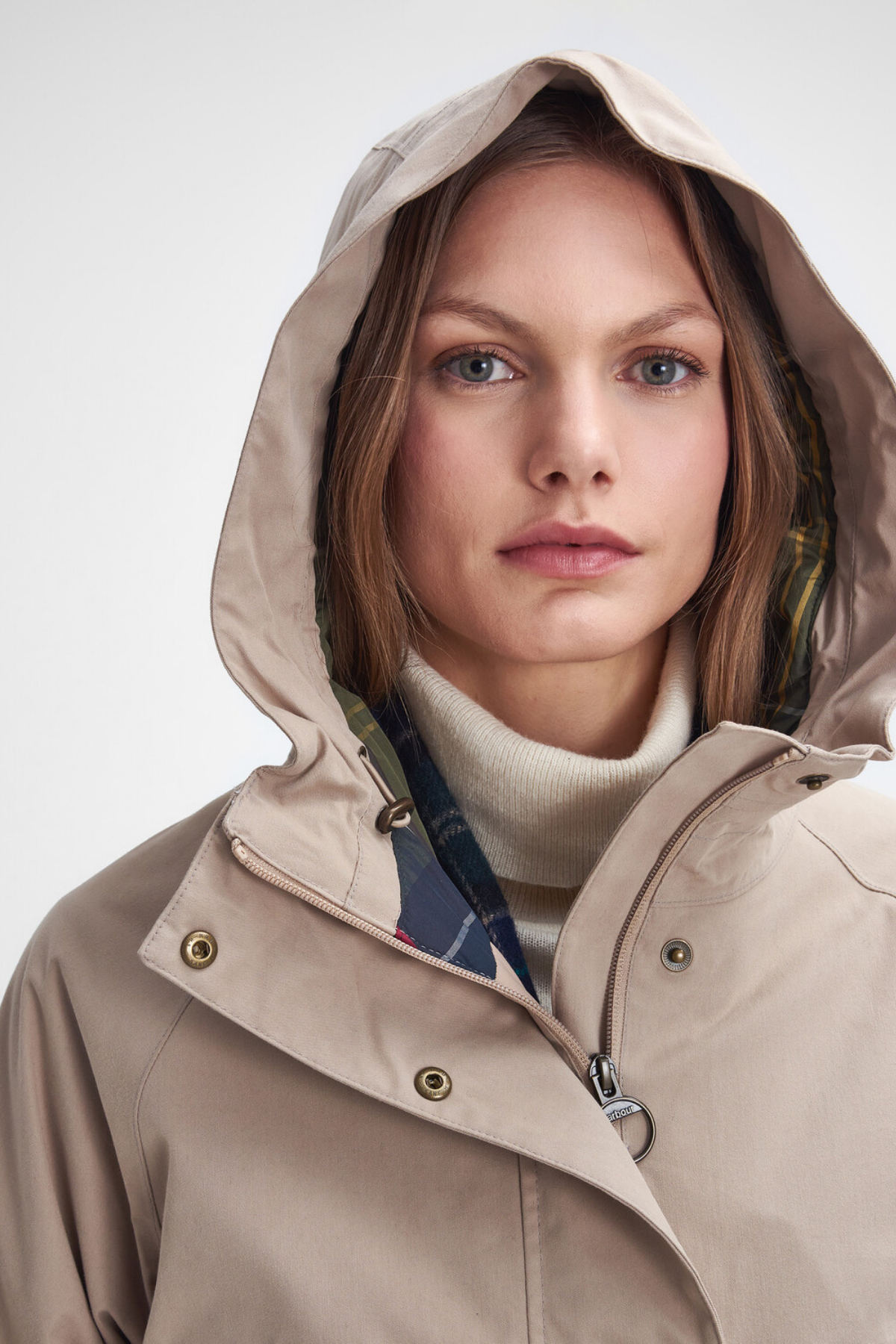 Barbour Winter Beadnell Waterproof Ceket ST31 Sand Dune/Classic