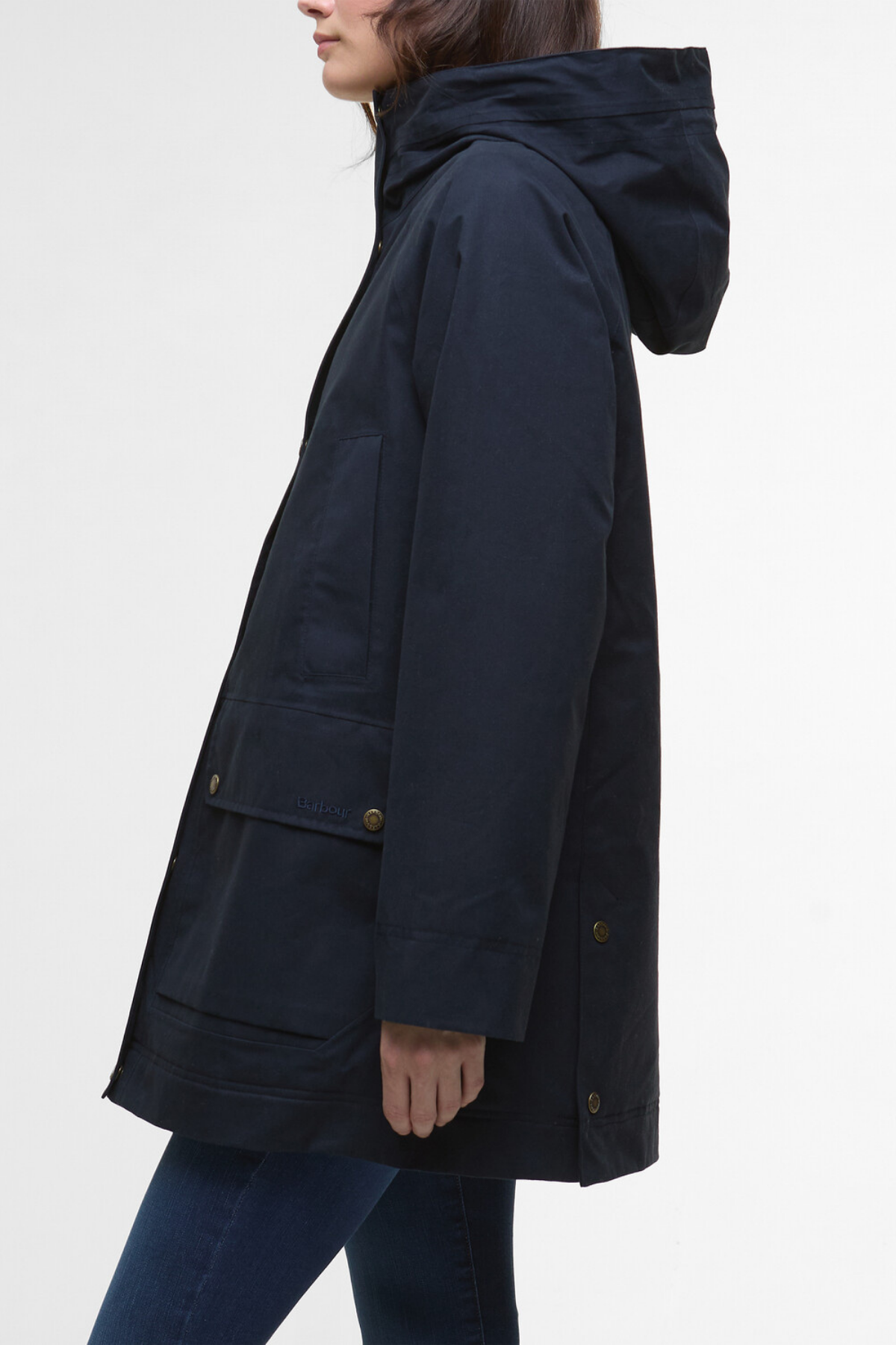 Barbour Winter Beadnell Waterproof Ceket NY92 Deep Navy/Classic
