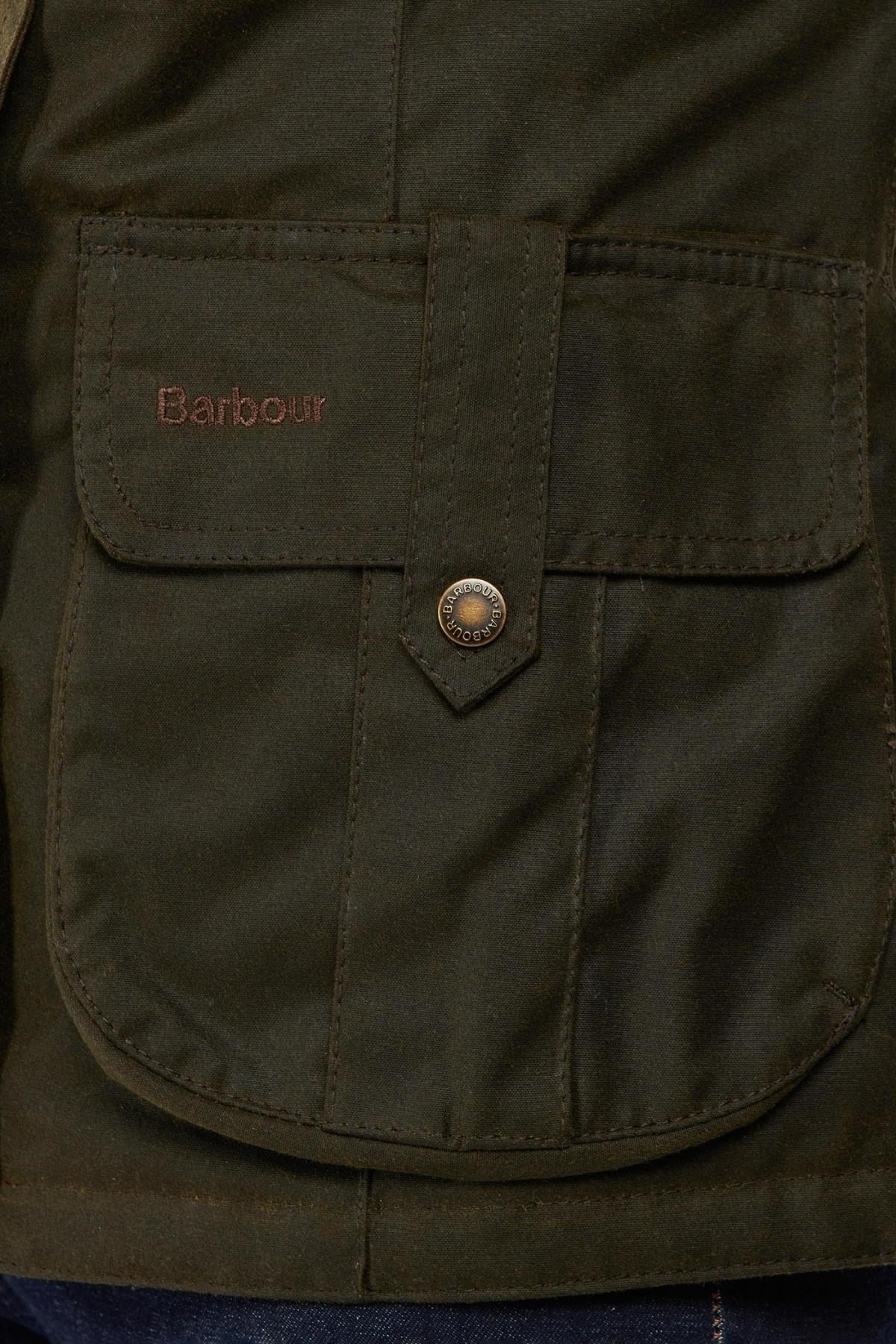 Barbour Winter Defence Kadın Yağlı Ceket OL51 Archive Olive/Classic