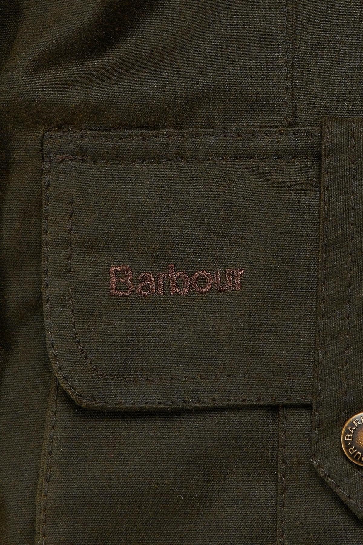 Barbour Winter Defence Kadın Yağlı Ceket OL51 Archive Olive/Classic