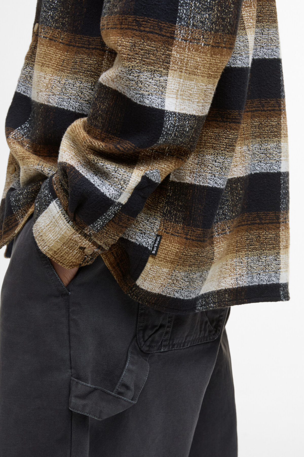 Barbour Woodfoot Checked Relaxed Gömlek BK31 Black