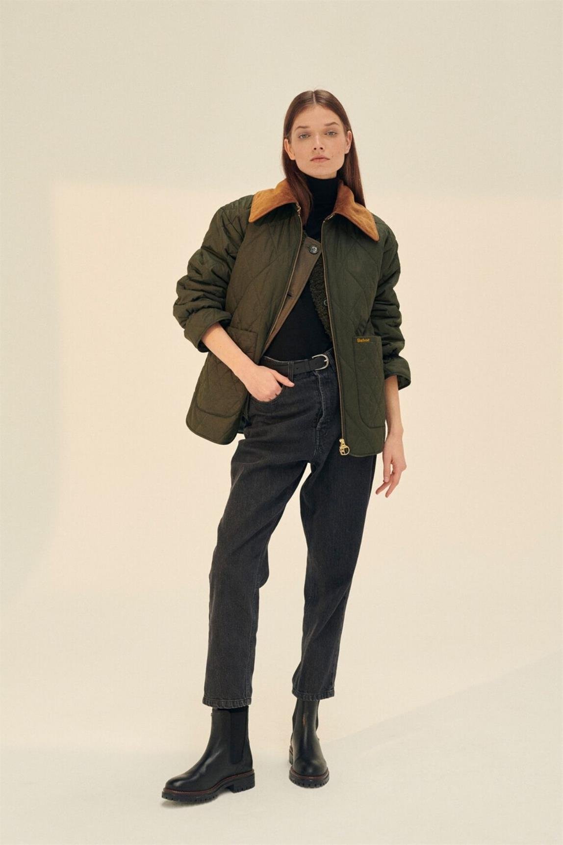 Barbour Woodhall Kapitone Ceket SG71 Sage-Ancient Barbour Woodhall Kapitone Ceket SG71 Sage-Ancient