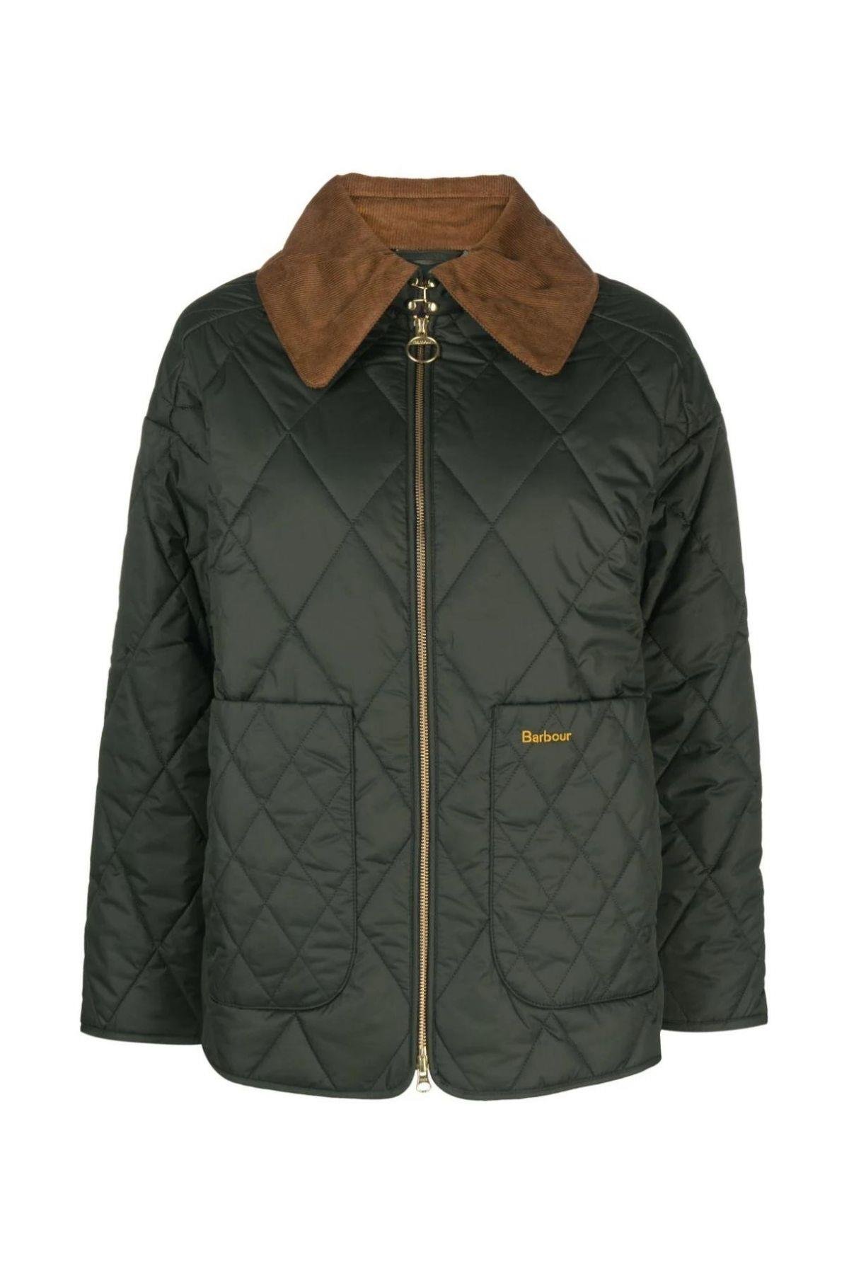 Barbour Woodhall Kapitone Ceket SG71 Sage/Ancient