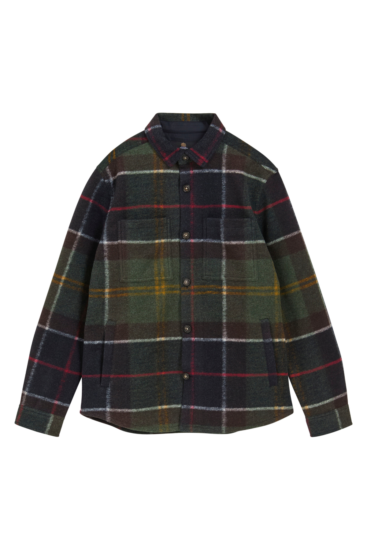 Barbour Woodlane Brushed Dış Gömlek TN11 Classic Tartan