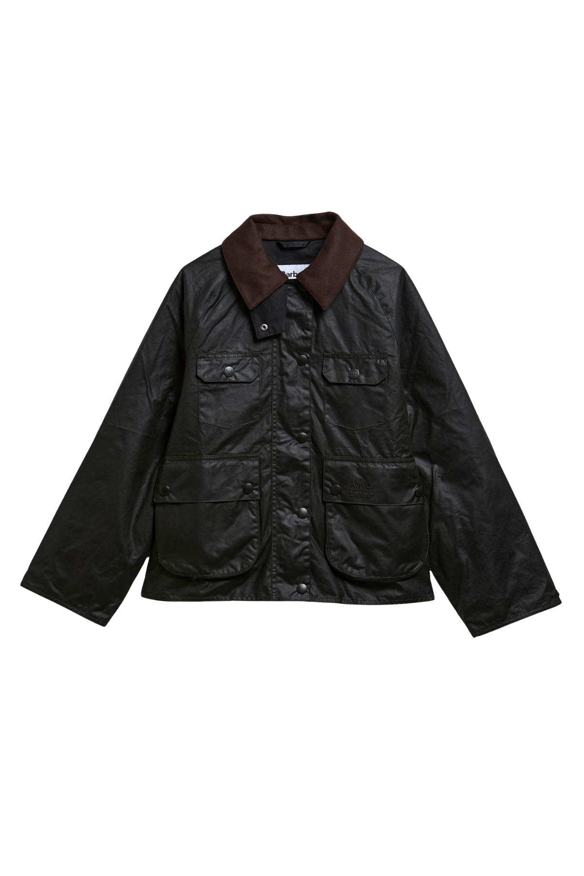 Barbour x A.P.C. Spey Yağlı Ceket SG91 Sage