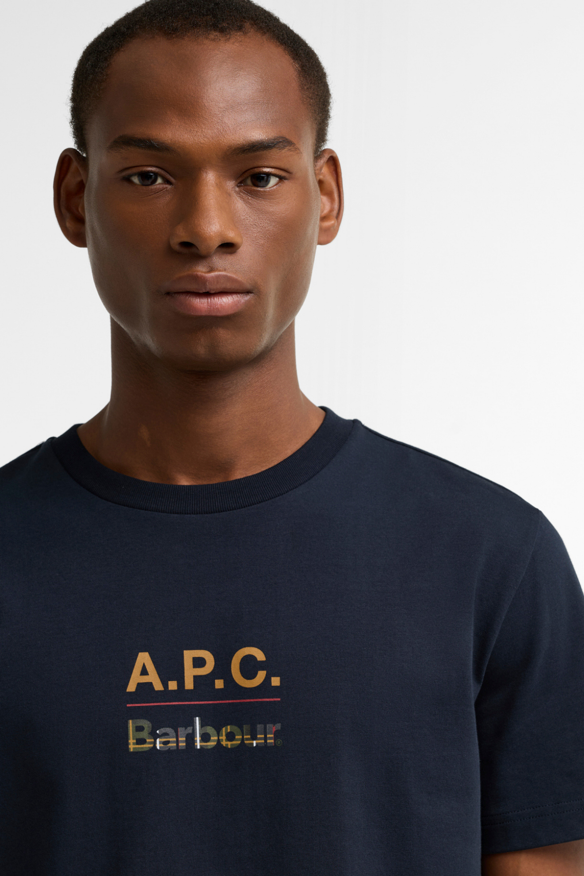 Barbour x A.P.C. T-shirt NY74 Dark Navy