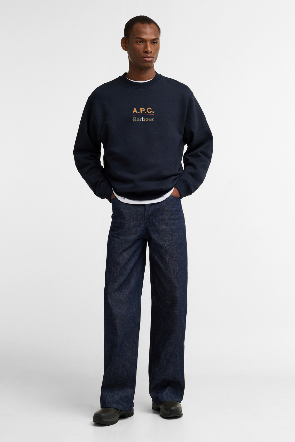 Barbour x A.P.C. Sweatshirt NY74 Dark Navy