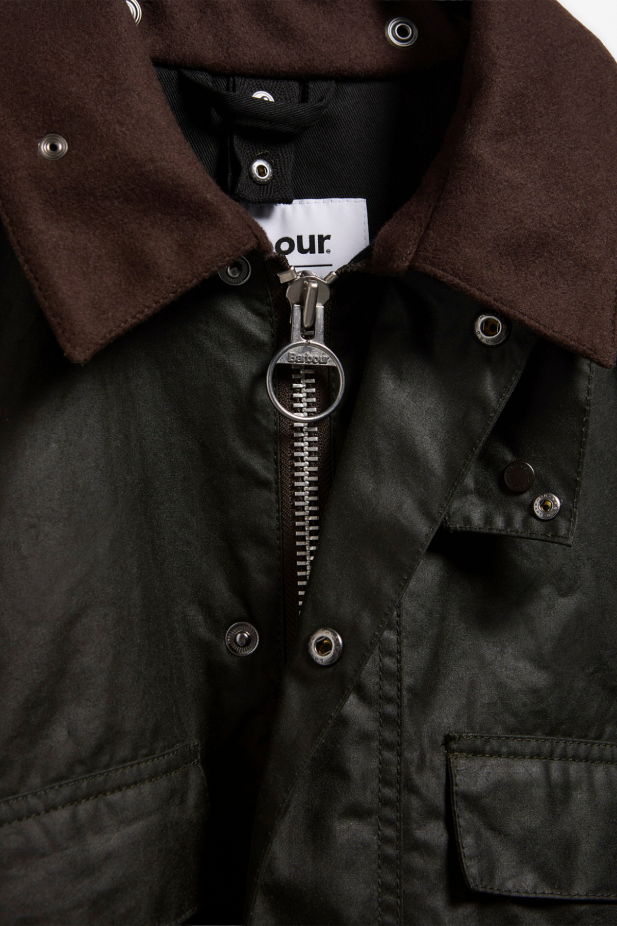 Barbour x A.P.C. SL Bedale Yağlı Ceket SG91 Dark Sage