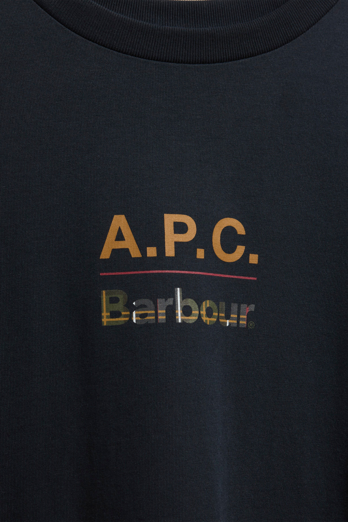 Barbour x A.P.C. T-shirt NY74 Dark Navy