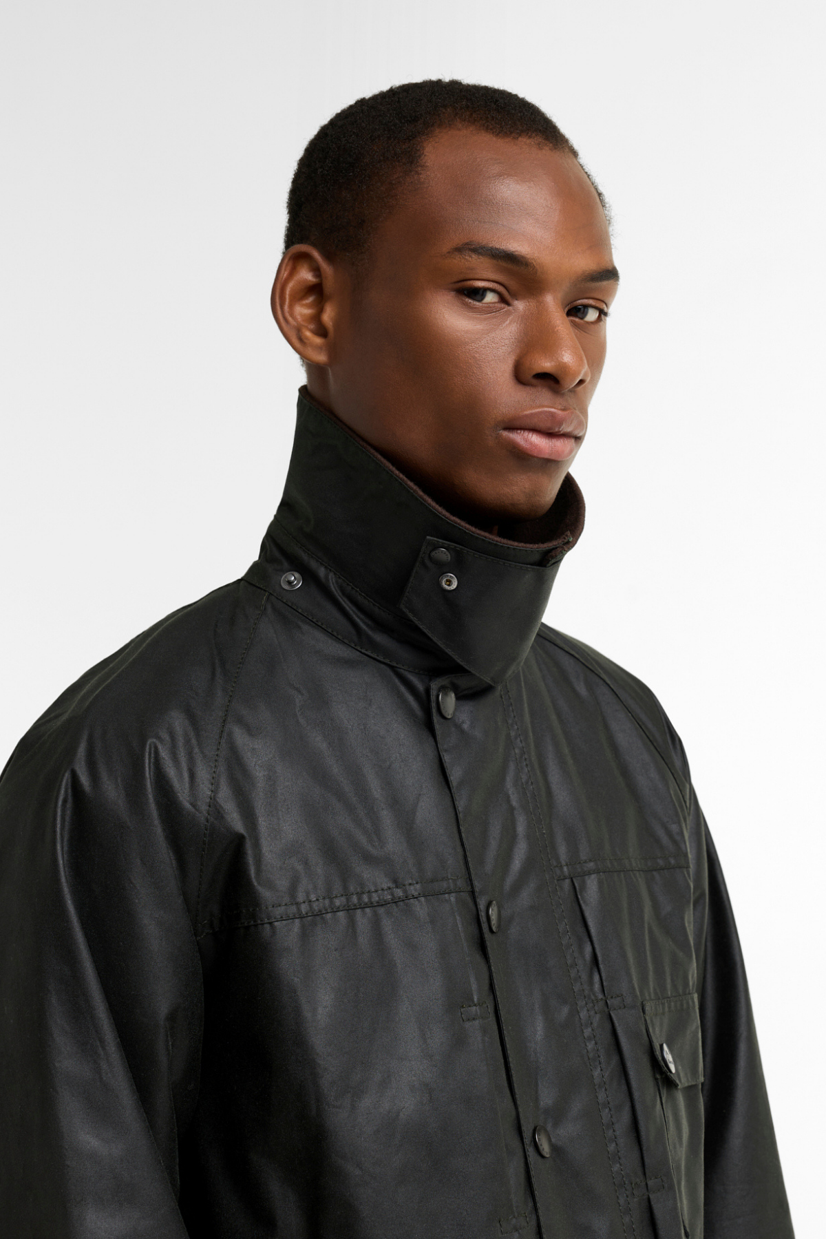 Barbour x A.P.C. Beaufort Yağlı Ceket SG91 Dark Sage