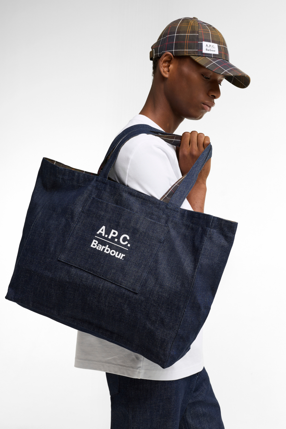 Barbour x A.P.C. Holdall Çanta NY71 Denim