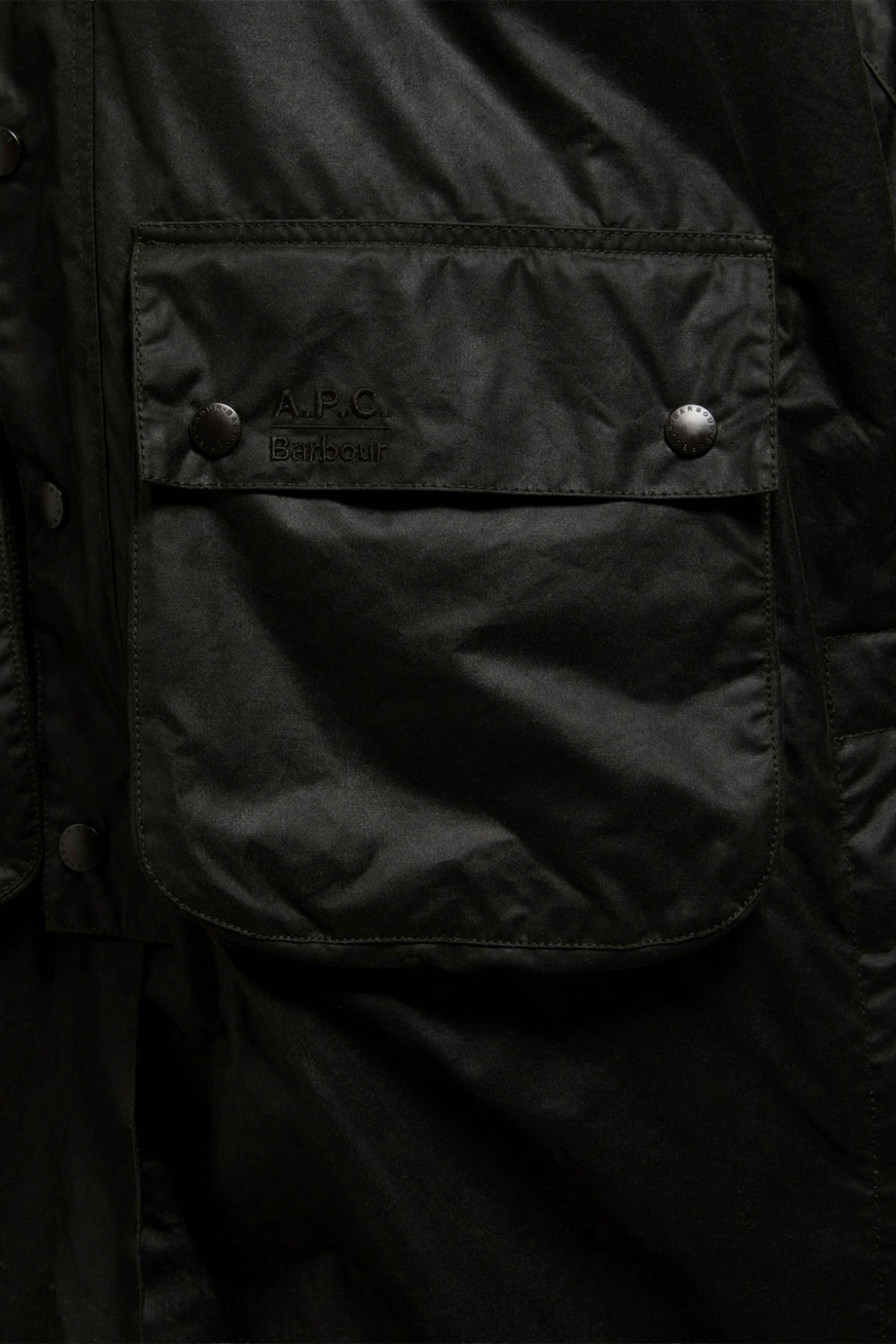 Barbour x A.P.C. SL Bedale Yağlı Ceket SG91 Dark Sage