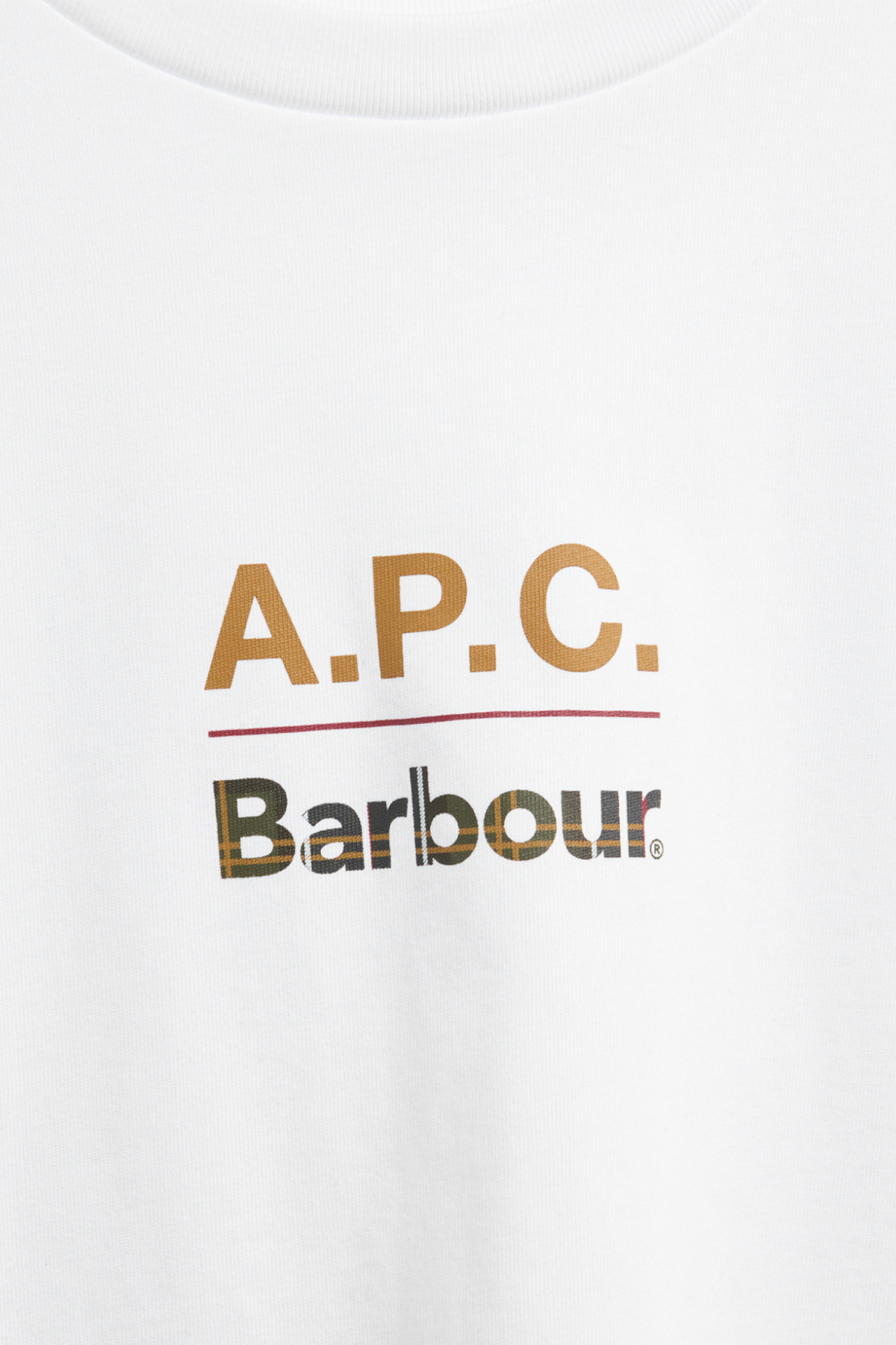 Barbour x A.P.C. T-shirt WH11 White
