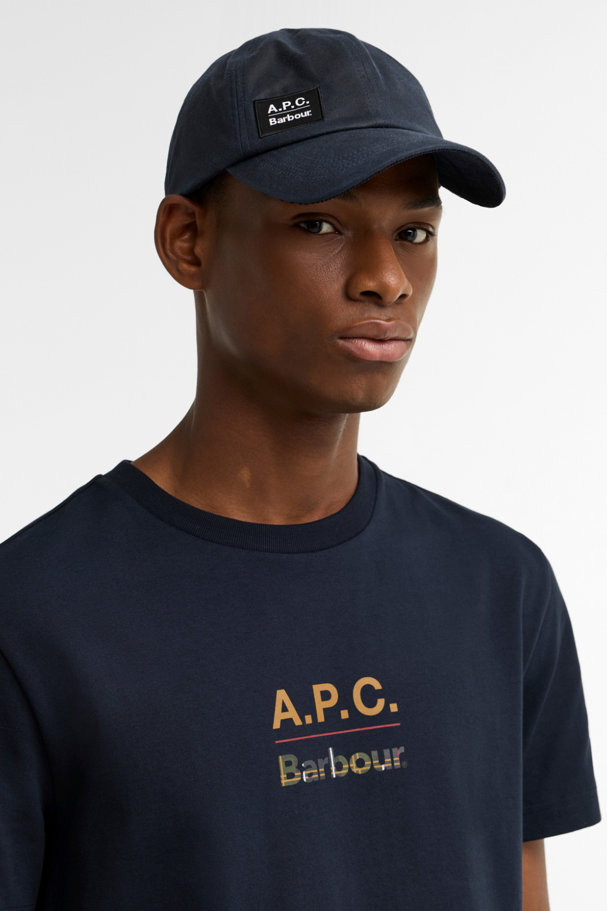 Barbour x A.P.C. Yağlı Şapka NY91 Dark Navy