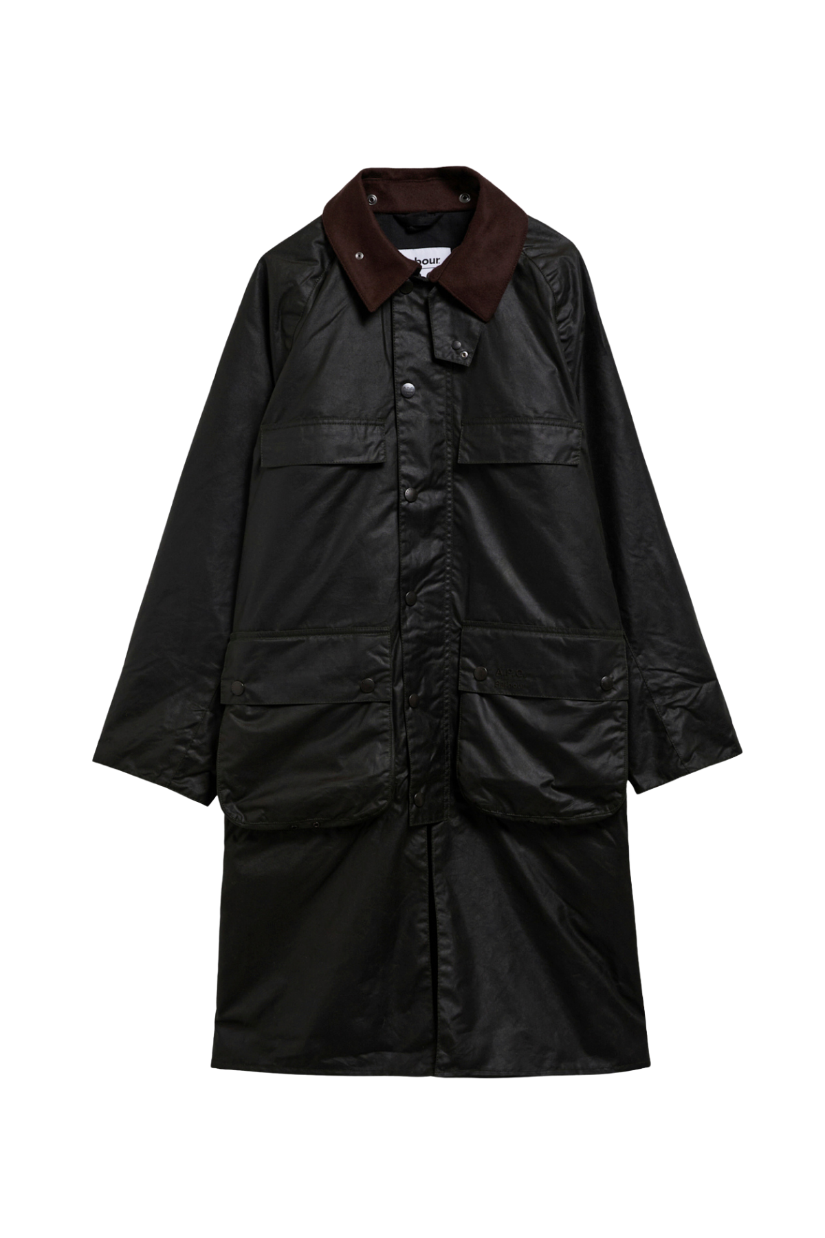 Barbour x A.P.C. SL Bedale Yağlı Ceket SG91 Dark Sage