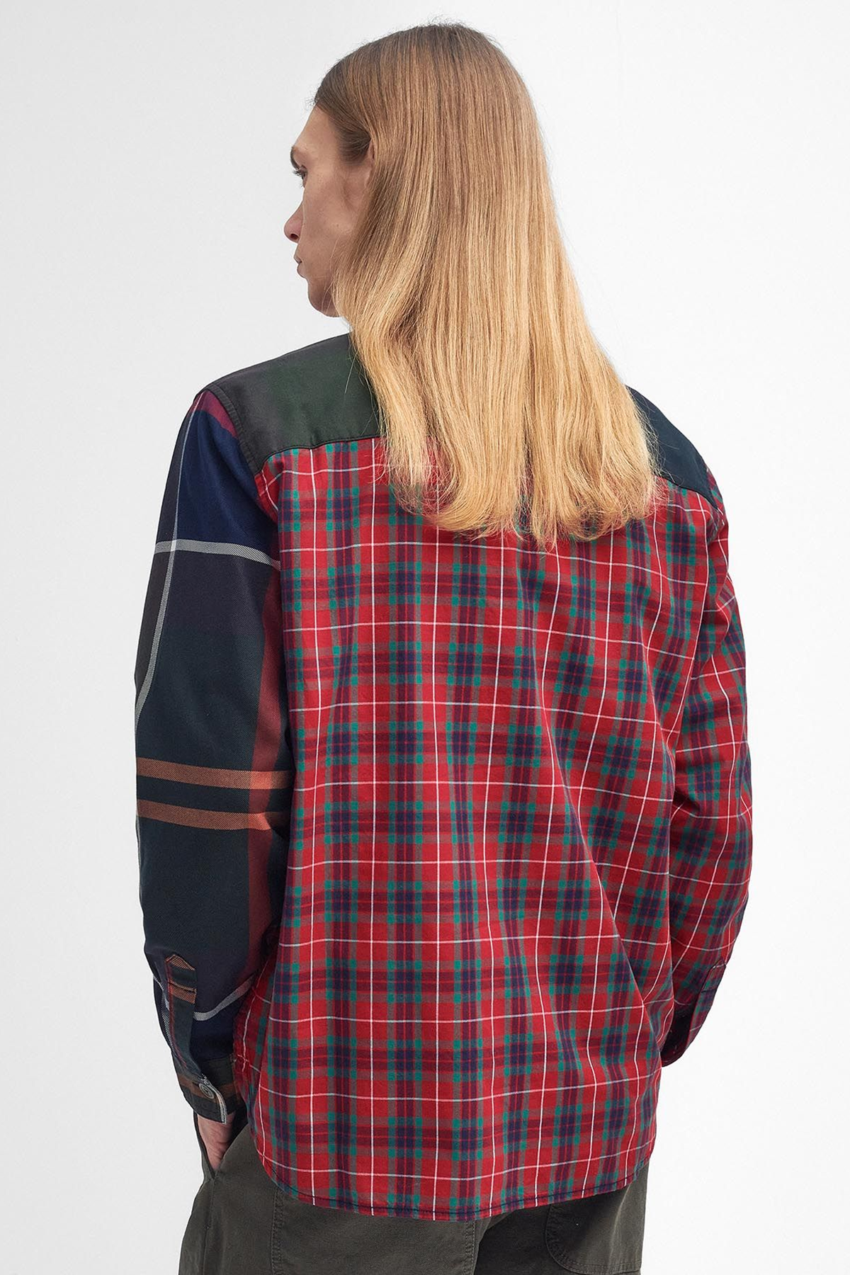 Barbour x Baracuta Relaxed Patchwork Gömlek MI73 Tartan Mix