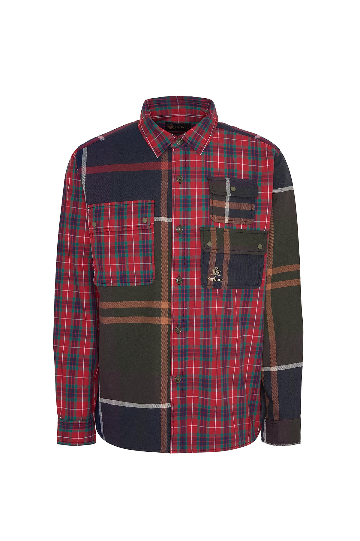 Barbour x Baracuta Relaxed Patchwork Gömlek MI73 Tartan Mix
