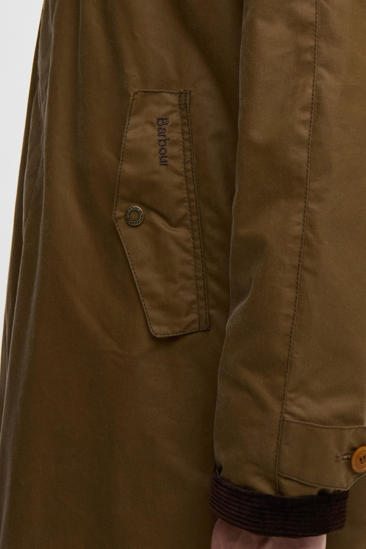 Barbour x Baracuta Tyne Yağlı Parka SN31 Sandstone