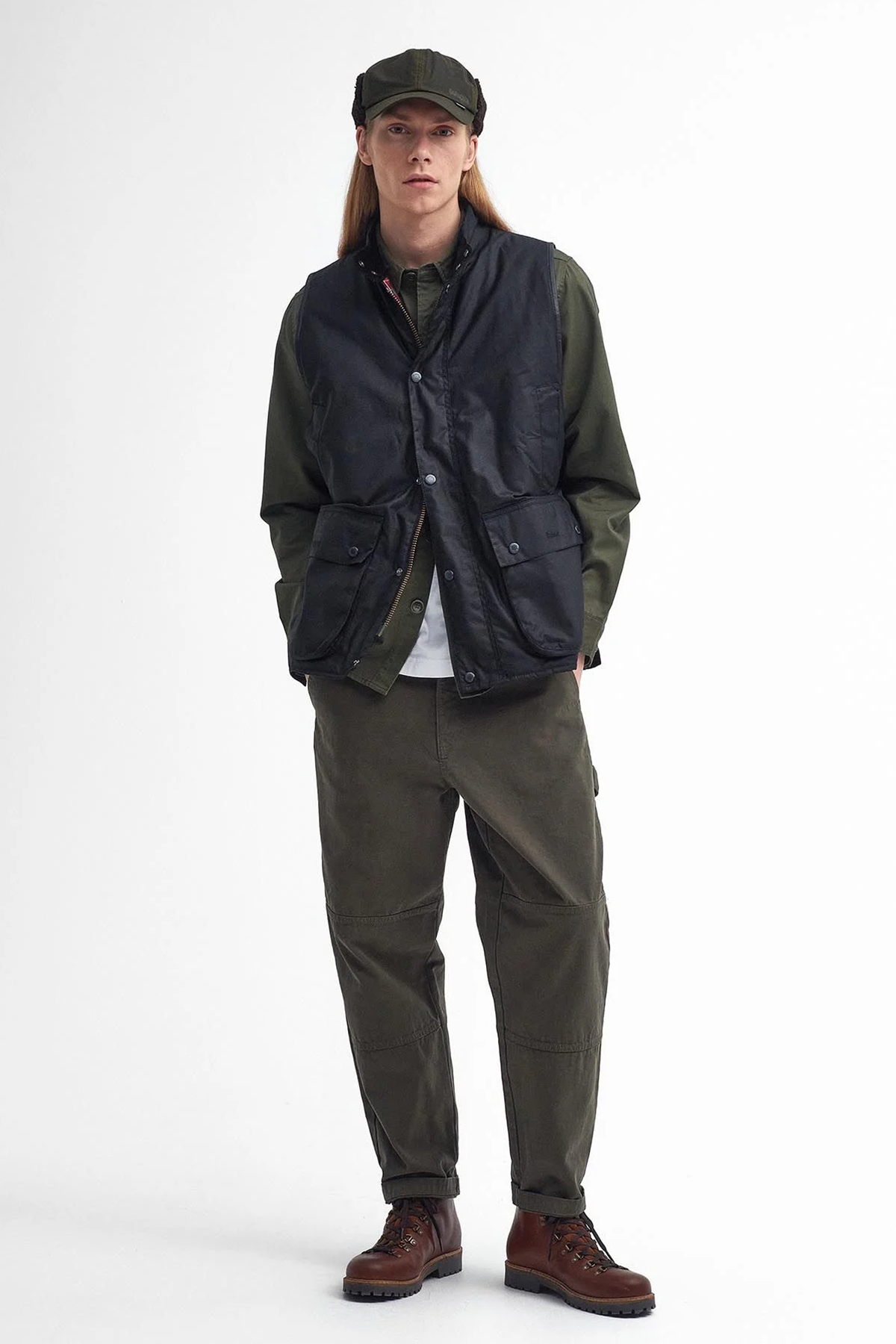 Barbour x Baracuta Yağlı Yelek BK71 Black