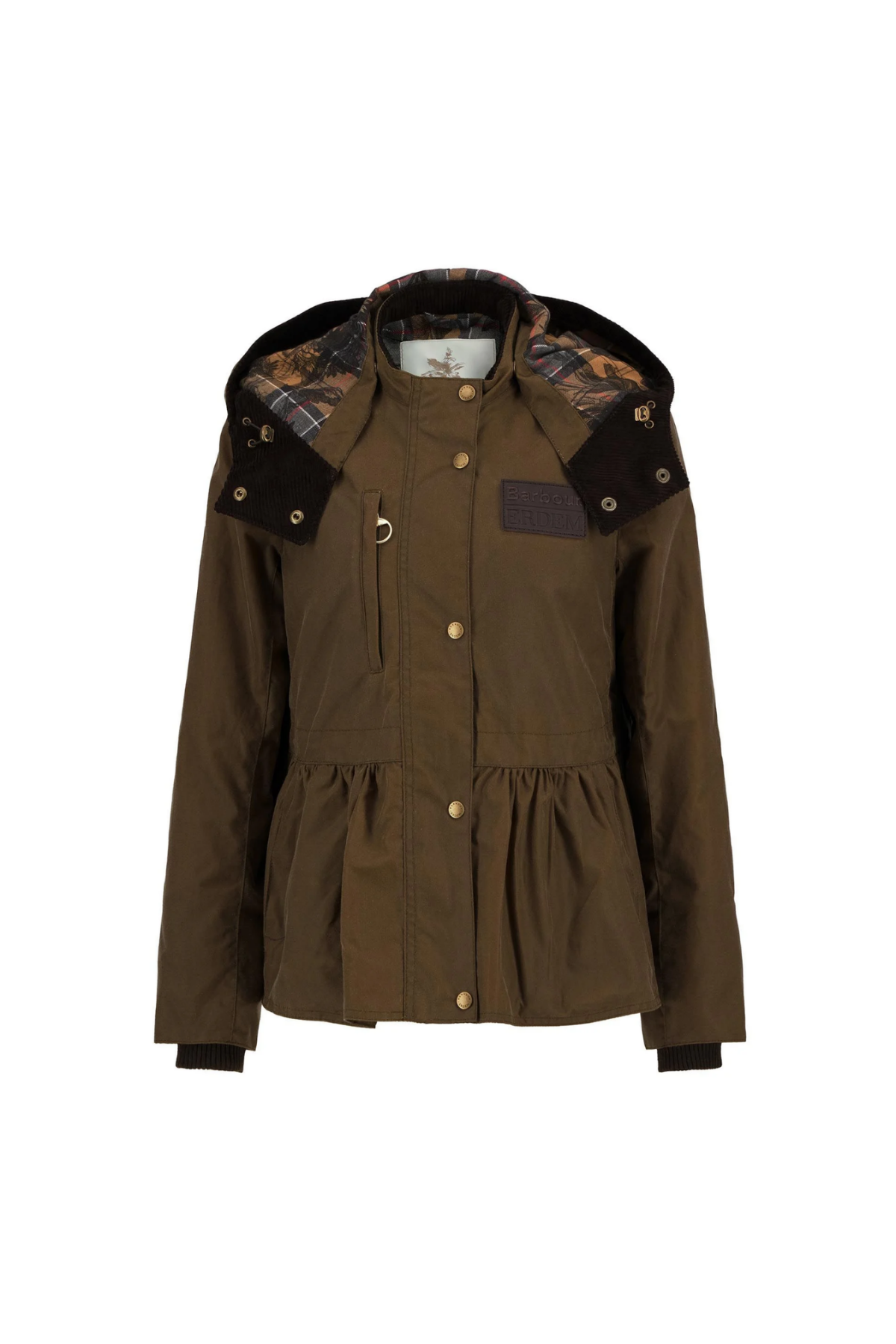 Barbour X Erdem Dhalia Yağlı Ceket SN31 Sand/Dress Black Floral