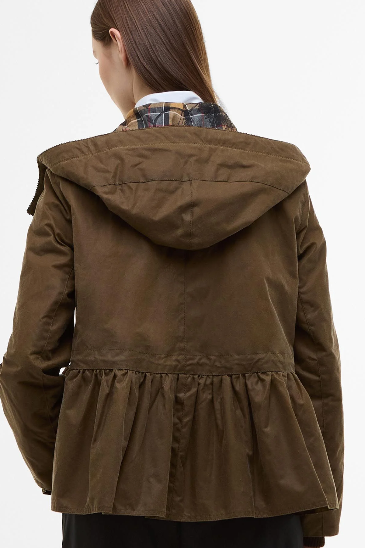 Barbour X Erdem Dhalia Yağlı Ceket SN31 Sand/Dress Black Floral