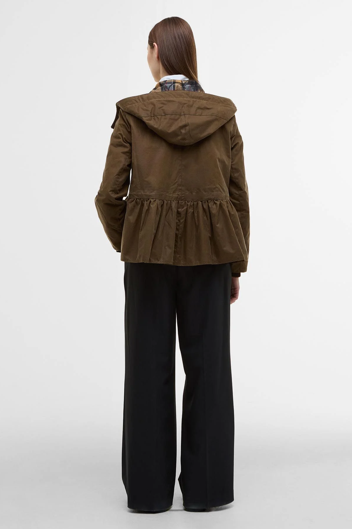 Barbour X Erdem Dhalia Yağlı Ceket SN31 Sand/Dress Black Floral
