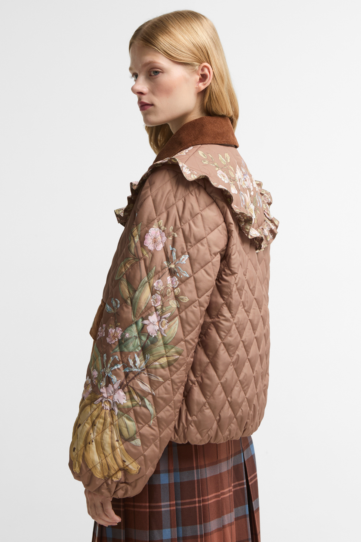 Barbour x Farm Rio Anamaria Kapitone Ceket WH12 Heart