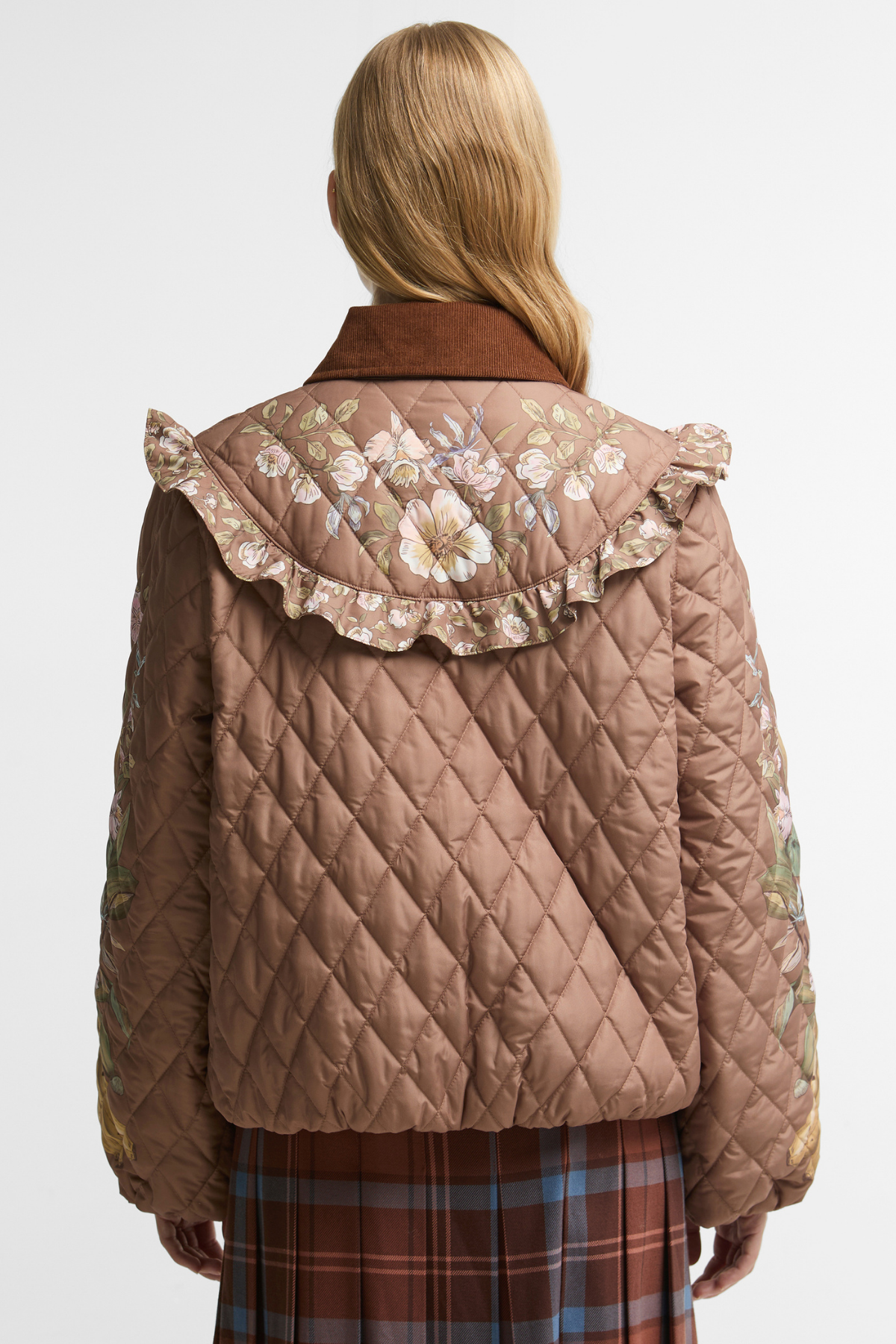 Barbour x Farm Rio Anamaria Kapitone Ceket WH12 Heart