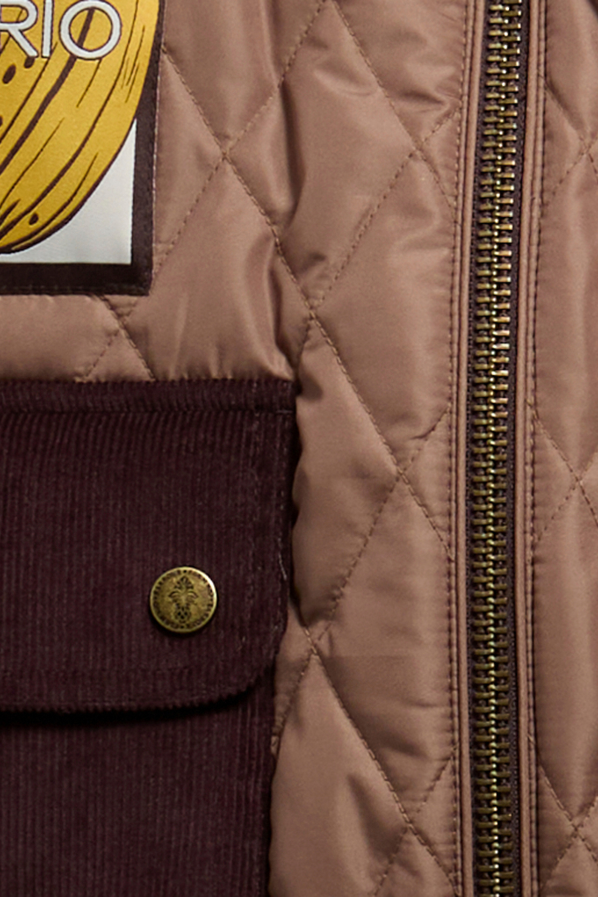 Barbour x Farm Rio Anamaria Kapitone Ceket WH12 Heart