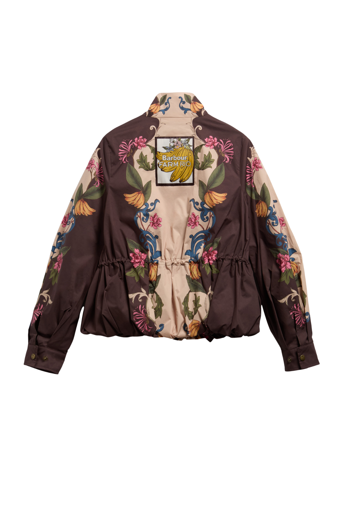 Barbour x Farm Rio Mandevilla Showerproof Ceket WH11 White