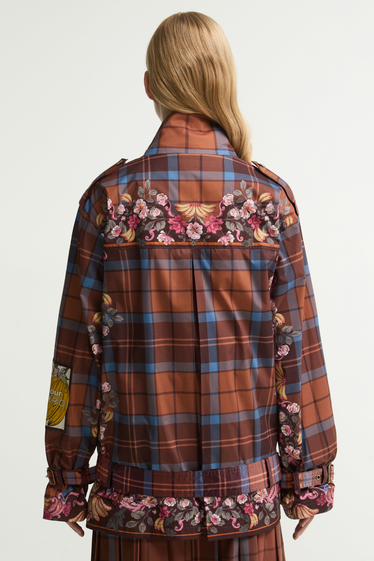 Barbour x Farm Rio Petrea Showerproof Ceket WH11 White