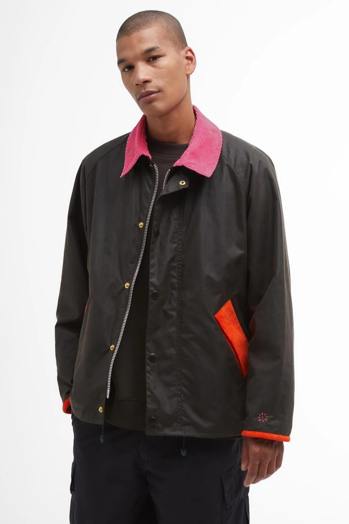 Barbour x Flower Mountain Oversize Yağlı Ceket OL71 Classic Tartan
