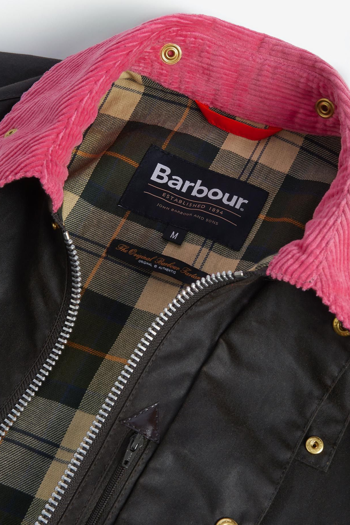 Barbour x Flower Mountain Oversize Yağlı Ceket OL71 Classic Tartan