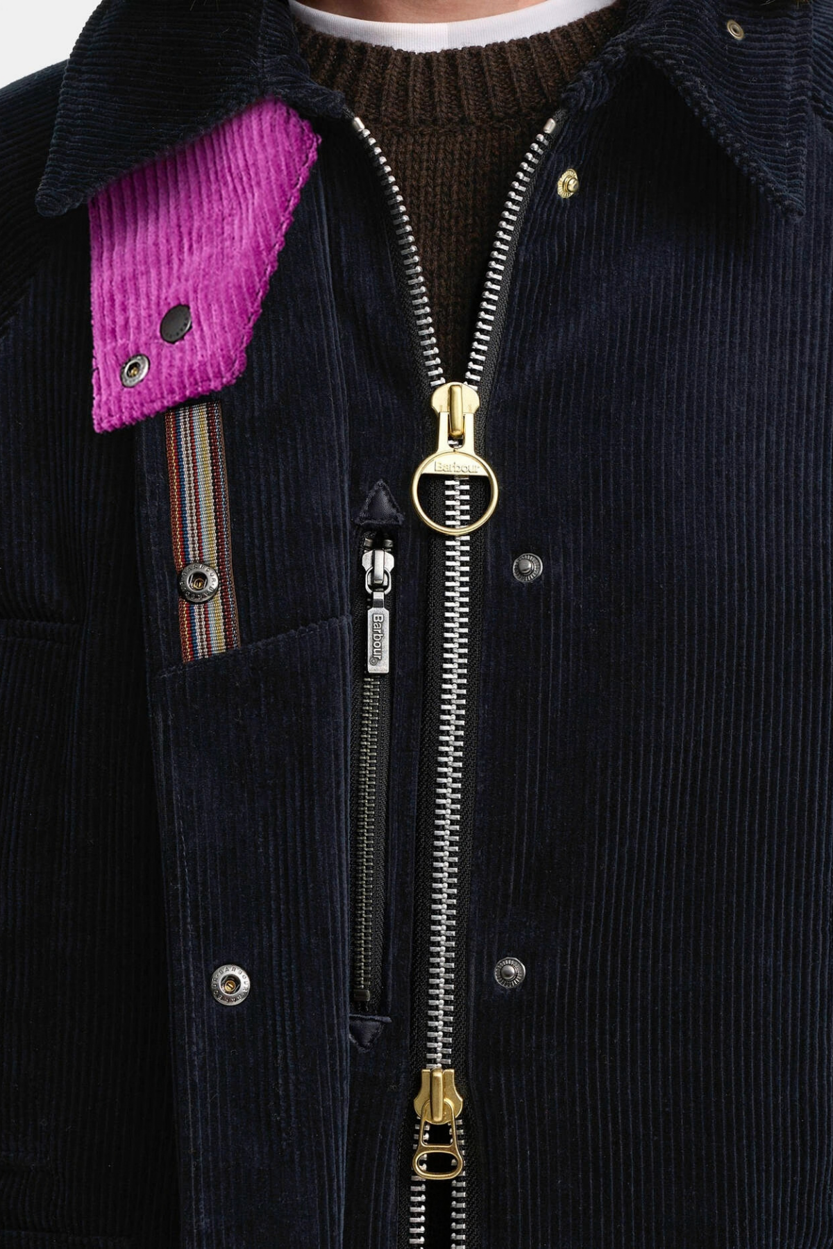 Barbour x Paul Smith Beaufort Ceket NY91 Dk. Navy
