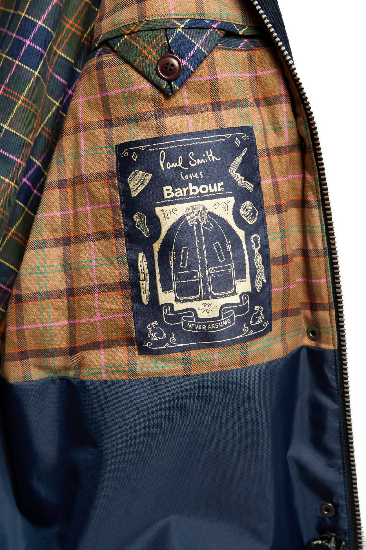 Barbour x Paul Smith Beaufort Ceket NY91 Dk. Navy