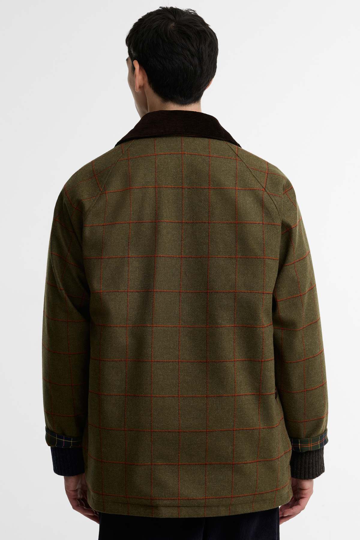 Barbour x Paul Smith Beaufort Wool Ceket OL72 Olive