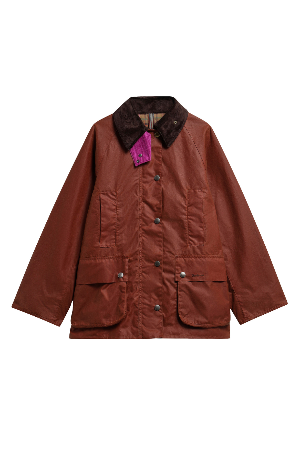 Barbour x Paul Smith Beaufort Yağlı Ceket BR71 Russet Brown