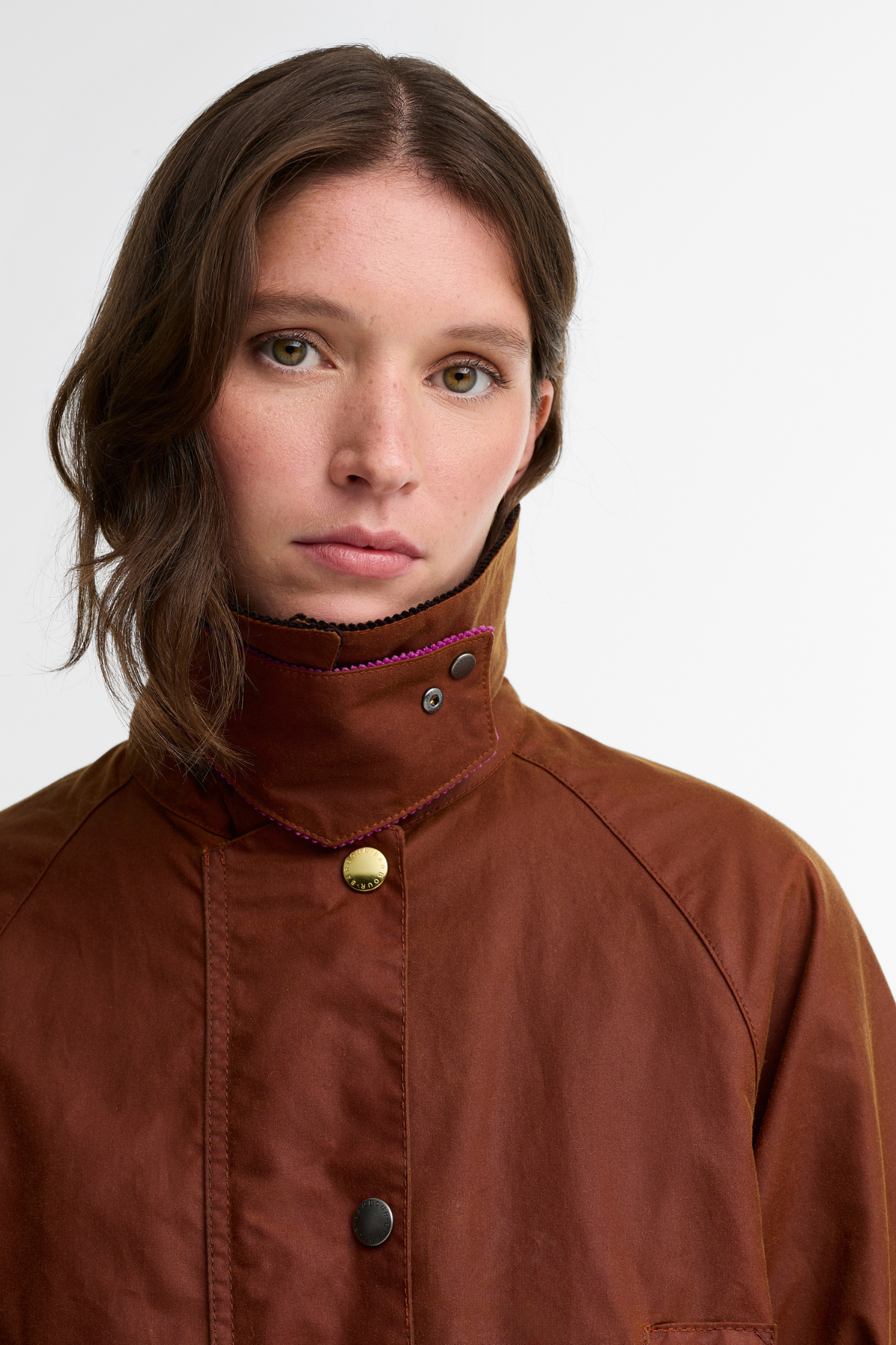 Barbour x Paul Smith Beaufort Yağlı Ceket BR71 Russet Brown