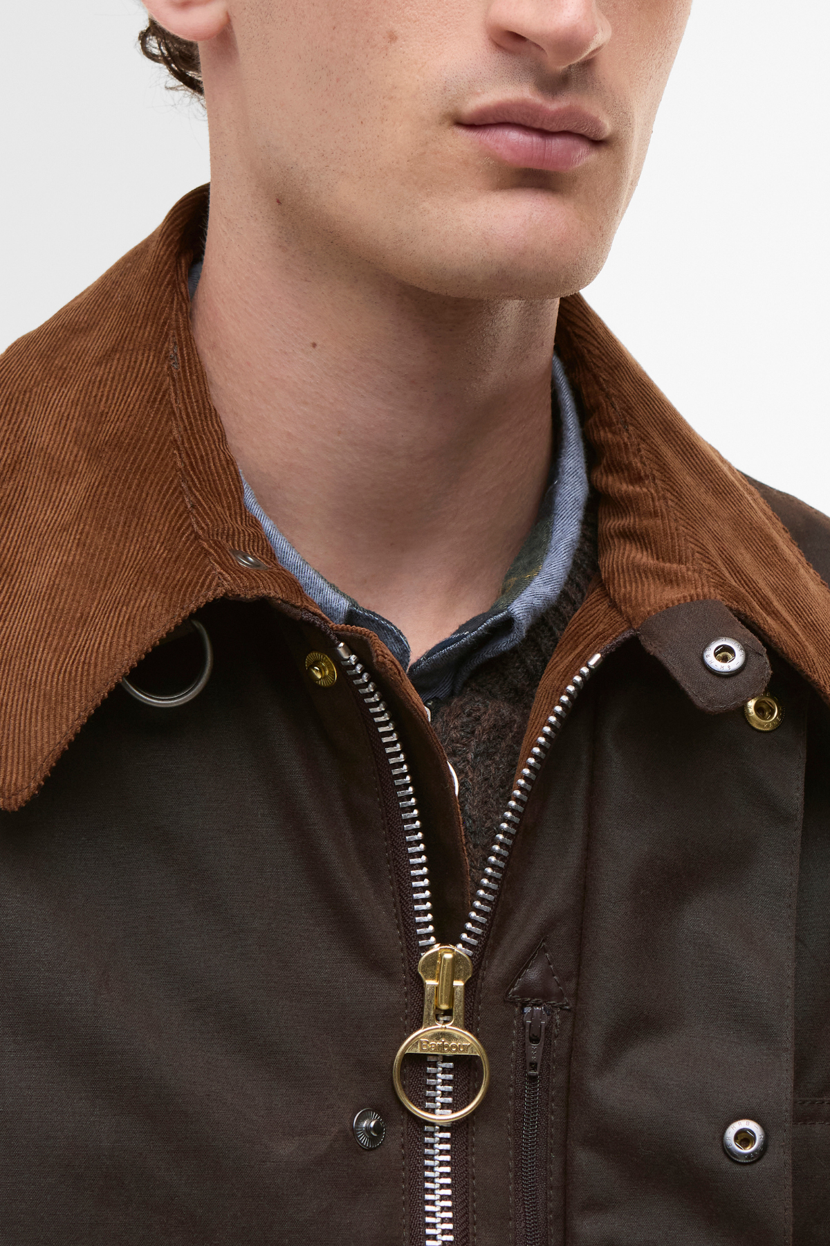 Barbour x Paul Smith Beeston Yağlı Ceket RU71 Rustıc