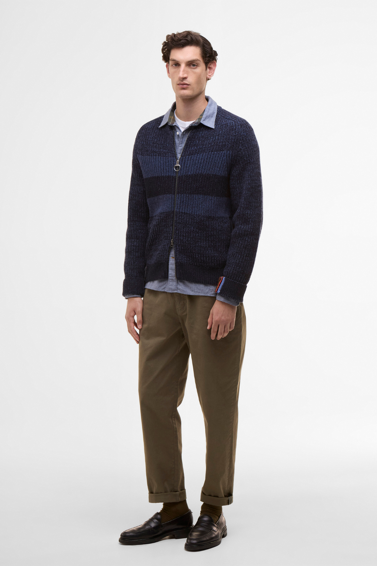 Barbour x Paul Smith Bomber Kazak NY91 Navy