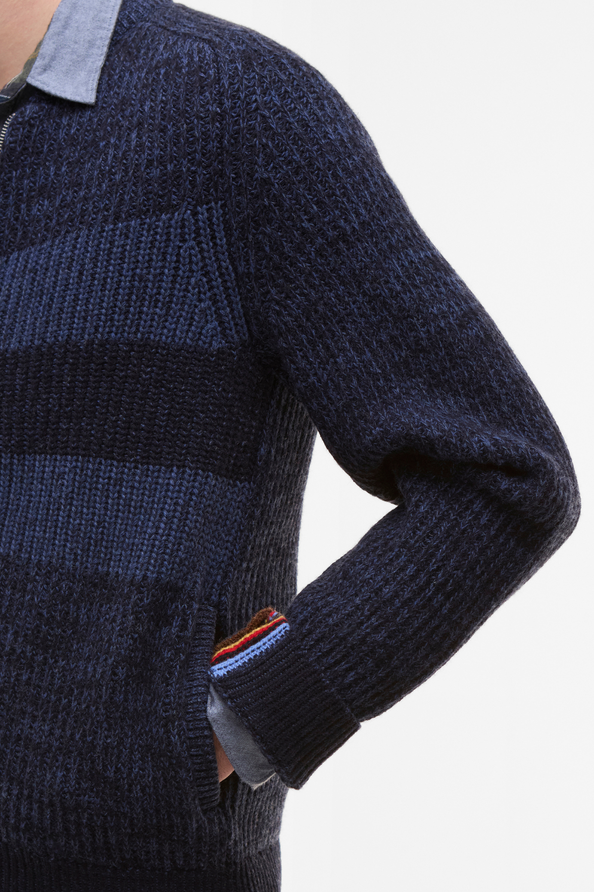 Barbour x Paul Smith Bomber Kazak NY91 Navy