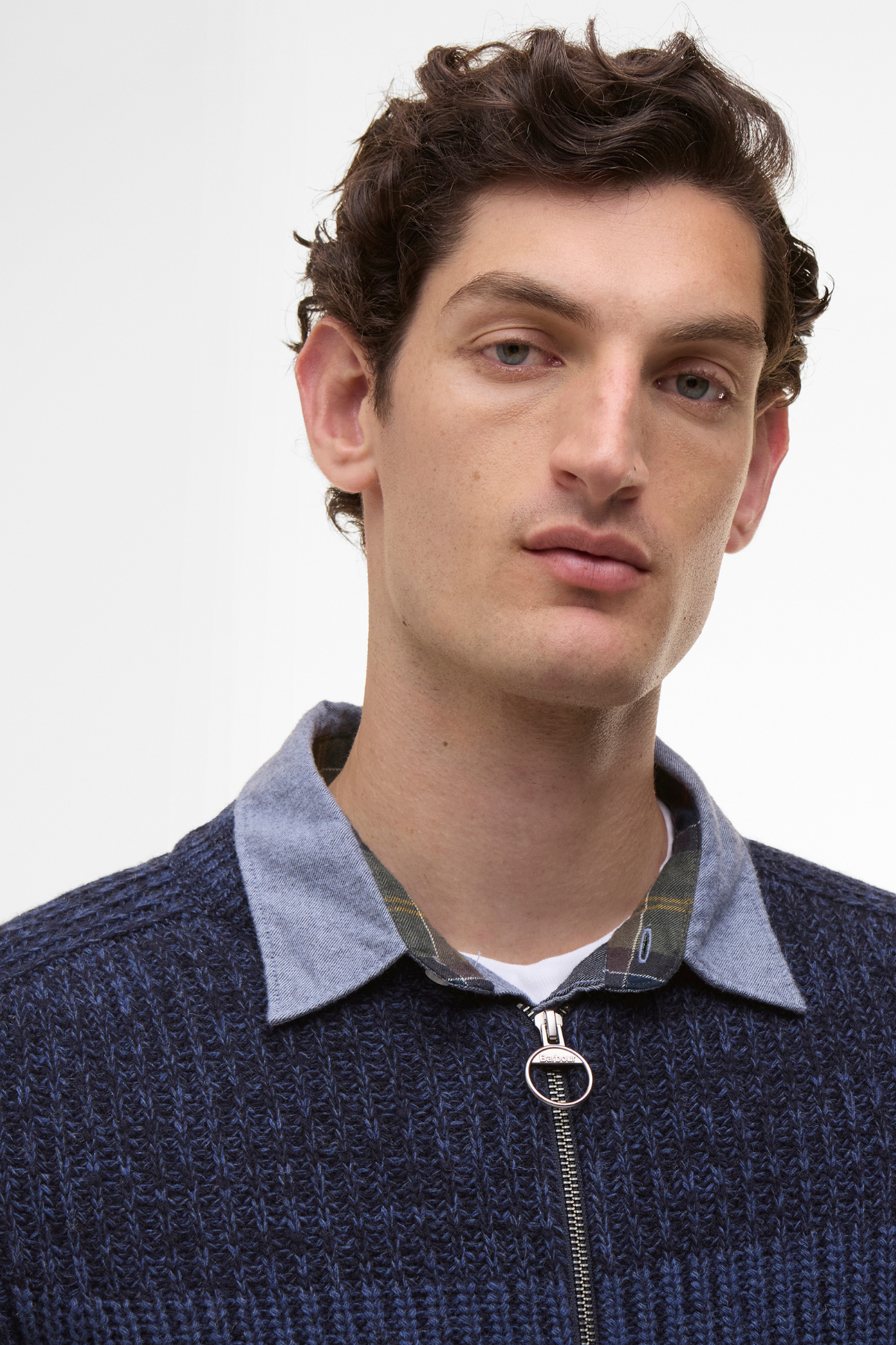 Barbour x Paul Smith Bomber Kazak NY91 Navy