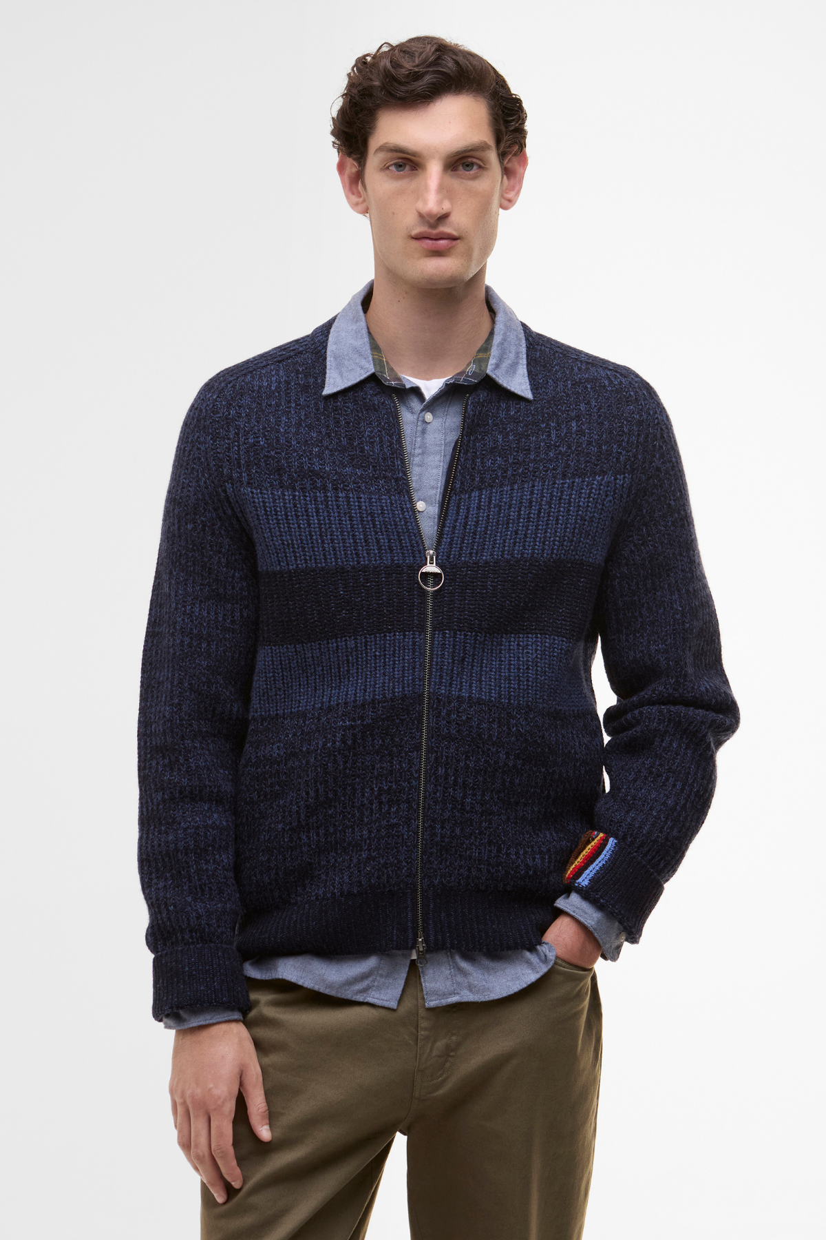 Barbour x Paul Smith Bomber Kazak NY91 Navy