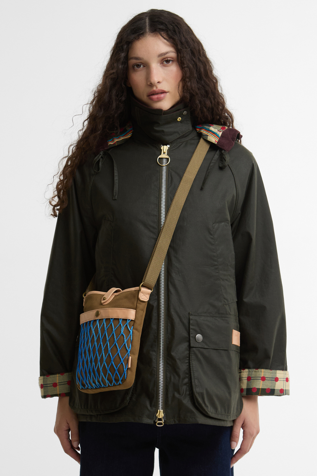 Barbour X Paul Smith Çapraz Çanta SN71 Dark Sand
